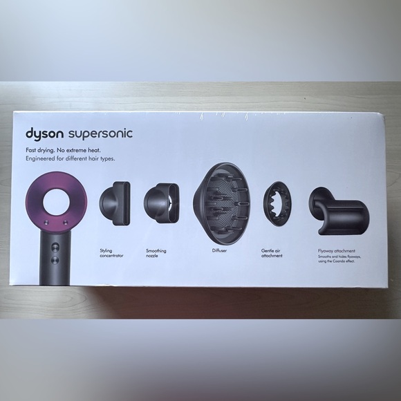 Dyson Other - Dyson Supersonic Hair Dryer in Iron/Fuchsia New In Box